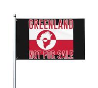 Cartello con bandiera "Groenlandia non in vendita" 4x6 "Amo la Groenlandia non in vendita" arazzo per decorazione da giardino senza asta
