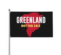 Cartello con bandiera "Groenlandia non in vendita" 4x6 "Amo la Groenlandia non in vendita" arazzo per decorazione da giardino senza asta