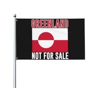Cartello con bandiera "Groenlandia non in vendita" 4x6 "Amo la Groenlandia non in vendita" arazzo per decorazione da giardino senza asta