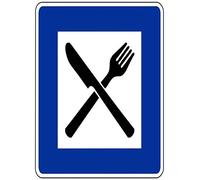 Cartello con scritta "Hot Food", per pub, ristorante, pub, cibo, 20,3 x 30,5 cm