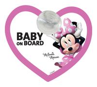 Disney Cartello Bimbo A Bordo A Ventosa Con Grafiche Disney Minnie Mouse B_0002_