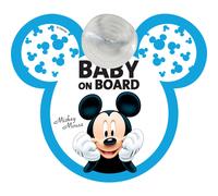 Disney Mickey Segnale Auto Baby On Board Mickey Mouse Topolino Attacco A Ventosa, 500 g