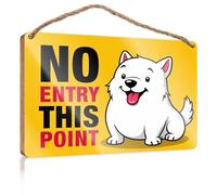 Cartello da appendere per dispensa, con scritta "No Entry Beyond This Point". Mancave Signs And Decor Apartment Decor (15 x 28 cm)