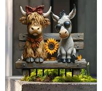 Cartello da giardino con pannello decorativo acrilico piatto 2D, accessorio da