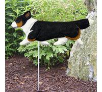 Cartello Da Giardino Corgi Dipinto A Mano Figura Cardigan Tricolore