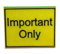 Cartello da Tavolo - 3D Segnale Decorativo | Colorata - Non Disturbare Entra Solo Importante per Ufficio Scrivania Sala Riunioni Accessorio Divertente