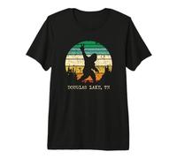 Cartello della Pace Douglas Lake TN Sasquatch con Motivo Bigfoot Maglietta Premium