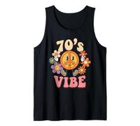 Cartello della Pace Vibe Anni '70 retrò Vintage Flower Power Canotta