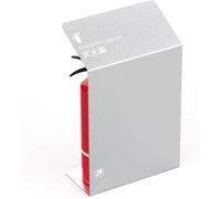 Cartello della Staffa Dell'estintore in Acciaio Inossidabile, Armadio Estintore Decorativo con Venature del Legno, capacità: Estintori da 2 * 3 O 4 kg, Steel Color Brushed