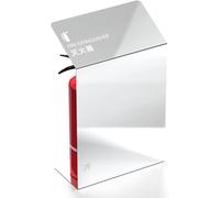 Cartello della Staffa Dell'estintore in Acciaio Inossidabile, Armadio Estintore Decorativo con Venature del Legno, capacità: Estintori da 2 * 3 O 4 kg, Mirror Polished