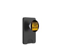 Cartello di attenzione I Have No Filter Strada in stile vintage divertente PopSockets PopWallet per MagSafe