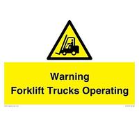 Cartello di avvertimento per carrelli elevatori - 300 x 200 mm - A4L