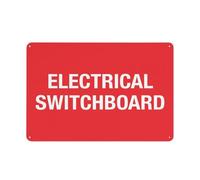 Cartello di avvertimento per centralino elettrico, segnale di sicurezza, per esterni, 30,5 x 20,3 cm