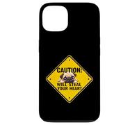 Cartello di avvertimento Pug Dog divertente regalo cucciolo di carlino Custodia per iPhone 13