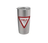 Cartello di avvertimento stradale stradale Bicchiere termico in acciaio inox doppia parete