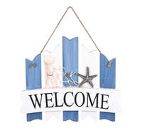 Cartello Di Benvenuto in Legno Mancare Cartellino Appeso Muro Sospeso