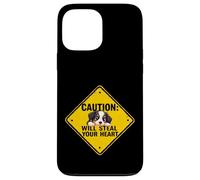Cartello di cautela Border Collie Dog divertente regalo cucciolo di Collie Custodia per iPhone 13 Pro Max