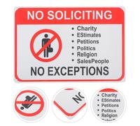 Cartello Di Divieto Sollecitazione Segnaletica Della Porta D'ingresso