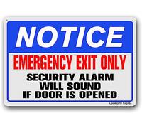 Cartello di emergenza con scritta in inglese "No Trespassing Only Not for General Use Sign", 20,3 x 30,5 cm