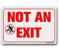 Cartello di emergenza con scritta in inglese "No Trespassing Only Not for General Use Sign", 20,3 x 30,5 cm