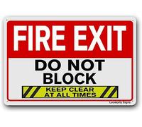 Cartello di emergenza con scritta in inglese "No Trespassing Only Not for General Use Sign", 20,3 x 30,5 cm