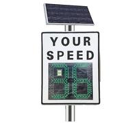 Cartello Di Limite Di Velocità Radar a Energia Solare, Limite Di Velocità Regolabile, Indicatore Di Velocità a LED, Per Strade, Segnaletica Di Sicurezza Stradale, 60x90 Cm