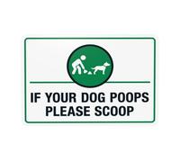 Cartello di pericolo con cacca di cane, divertente cartello di avvertimento Clean Up After Your Dog, cartello in metallo per casa, lavoro, esterni, interni, strada, sicurezza, sicurezza, decorazione