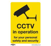 Cartello Di Sicurezza Sealey - CCTV - Plastica Rigida SS40P1