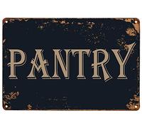 Cartello dispensa retrò vintage in metallo rustico decorazione da cucina casa colonica decorazione da parete decorazioni per la casa 20 x 30 cm