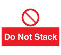 Cartello Do Not Stack, 600 x 400 mm, formato A2L