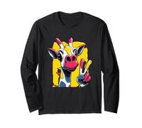 Cartello facciale con Graffiti Pop a Forma di Giraffe Peace Maglia a Manica