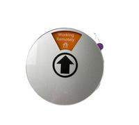 Cartello girevole per porta dell'ufficio, indicatore di stato in acrilico su 6 lati, per riunioni, non disturbare, fuori ufficio, servizio cucina, cartello moderno da scrivania con confezione regalo