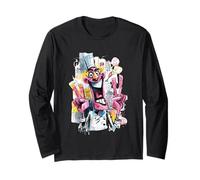 Cartello Grafico Funny Chef Double Peace Graffiti Pop Maglia a Manica