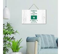 Cartello in legno con scritta "Parking for Macanese Only All Others Will Be Towed", targa in legno retrò con citazione del paese del mondo e dei paesi, decorazione da tavolo, per sala da pranzo