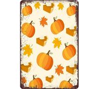 Cartello in metallo divertente con scritta "Cookie Pumpkin Hello Fall", ma l'hai fatto? Cartelli retrò da garage, cucina, decorazione da parete per la casa, Farm Club, poster dipinto in ferro, regalo