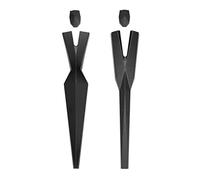 Cartello in metallo for bagno uomo e donna, cartello for porta, for toilette for ufficio o attività commerciale, altezza: 7 pollici(B)