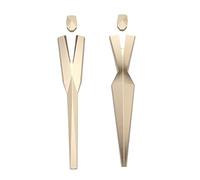 Cartello in metallo for bagno uomo e donna, cartello for porta, for toilette for ufficio o attività commerciale, altezza: 7 pollici(D)