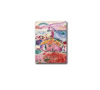 Cartello in metallo Henri Matisse Arte Matisse Donna sull'acqua Mostra vintage Adatto per bar all'aperto Caffetteria Arredamento retrò per la casa 12x16 pollici Cartello in latta