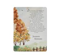 Cartello in metallo rustico con citazione ispiratrice ad, opera d'arte murale "Lascia che oggi sia un giorno in cui non porti nulla", stampa artistica, dipinto per casa, cucina, bagno, s