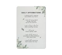 Cartello in metallo rustico, decorazione da parete con affermazioni quotidiane, opera d'arte positiva, stampa poster, decorazione per casa, camera da letto, 8x12 pollici