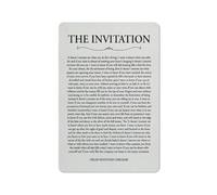 Cartello in metallo rustico, stampa con poesia "The Invitation", decorazione da parete per la casa, "Non mi interessa cosa fai per vivere", poster dipinto, 8x12 pollici