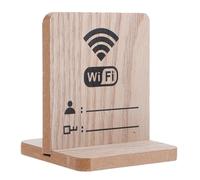 Cartello in Wifi Ristorante Password per Casa Legno