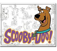 Cartello Metallico Scooby Doo 410Mm X 320Mm (Sf)