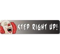 Cartello metallico "Step Right Up"