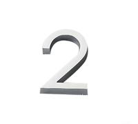 Cartello moderno con numero di porta, 60 mm, per casa, hotel e stanza, materiale ABS, per cassette postali e luoghi di lavoro (2)