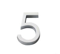 Cartello moderno con numero di porta, 60 mm, per casa, hotel e stanza, materiale ABS, per cassette postali e luoghi di lavoro (5)