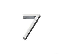 Cartello moderno con numero di porta, 60 mm, per casa, hotel e stanza, materiale ABS, per cassette postali e luoghi di lavoro (7)