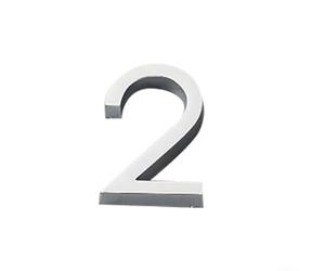 Cartello moderno con numero di porta, 60 mm, per casa, hotel e stanza, materiale ABS, per cassette postali e luoghi di lavoro (2)