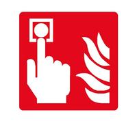 Cartello Notifier indicatore di posizione pulsanti metallo 5 pezzi MCP-METAL