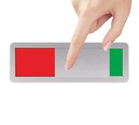 Cartello Occupato Libero Per Porta,Acrilico Scorrevole Adesivo Antigraffio - Segnale Per Sala Conferenze E Riunioni - Per Ufficio Sala Conferenze Hotel Scuola Ospedale Centro Commerciale Area Pubblica